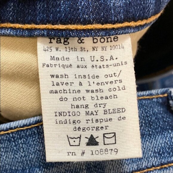 Rag & Bone Capri Ankle Jeans in sonoma size 29 - Picture 11 of 12